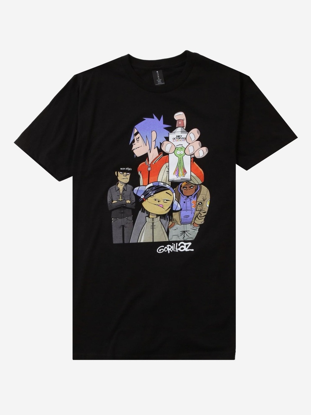 Gorillaz Group Poster T-Shirt Size Medium New